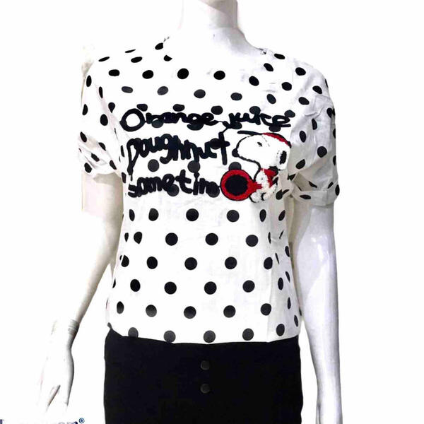 Polka Dot T-shirt For Women