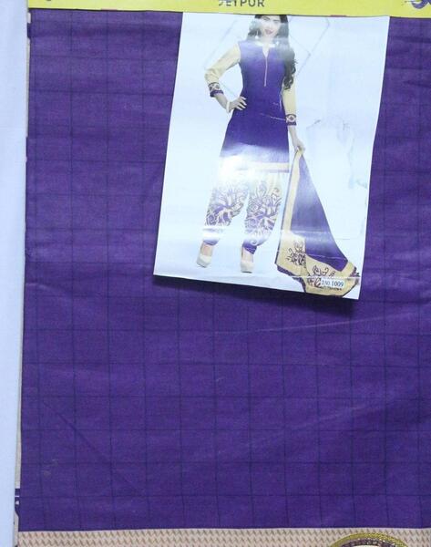 Purple Cotton Kurti For Ladies
