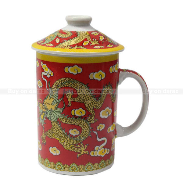 GreenDragon Print Ceramic Cup