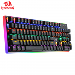 Redragon K577R Kali Mechanical Gaming Keyboard, Rainbow Backlit, Wired Competitive Ergonomic Keyboard with Tactile Brown Switches for Esports, Letter Typing with PC and Laptop, 104 Keys