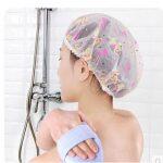 Reusable Waterproof Elastic Eva Free-Size Shower Cap For Women With Assorted Patterns And Designs