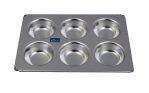ROLEX Aluminum Muffin Bakeware Tray Round for 6 Muffins