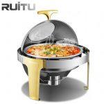 Round Roll Top Chafing Dish -Catering Dish
