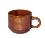 Royal Serve Ivy Brown Ceramic Cup Set