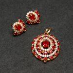 Ruby Moti Set