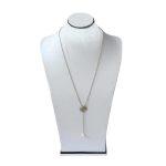 Sachhyam Craft Silver Pearl Adjustable Fall Chain Necklace Set