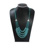 Sachhyam Craft Turquoise 4 Step Necklace