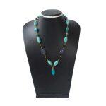 Sachhyam Craft Turquoise/Purple Quality Round Necklace