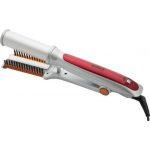 Sanford Sf9614Hst 75 W Hair Straightener/Curler - (Silver/Red)