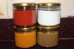 Set of 4-Storage Glass Jar 350ml Spices Jar