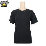 Shangrila Black Plain Cotton T-Shirt For Women