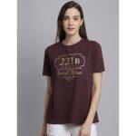 Sherlock Brown Tshirt for Women STY-20-21-000143