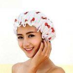 Shower Cap – Premium Quality Reusable Printed Shower Cap With Elastic Band For Home