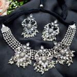 Silver Oxidized Toned Jewelry Set for Women- Jewels of Nepal
