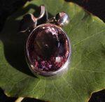 Silver Pendent With Ametrine Stone