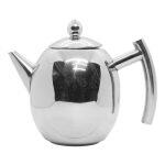 Silver Stainless Steel Coffee Pot