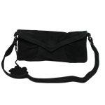 Small Stylish Natural Suede Leather Party Bag Clutch For Women