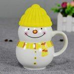 Snowman Ceramic Mug 400 ml- Assorted Colour