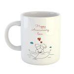 Special Couple Quotes Mug-Happy Anniversary Love Printed Coffee Mug