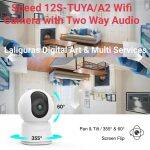 Speed 12S-TUYA/A2  1080P PTZ Wireless CCTV Camera with Two Way Audio & SD Card Supported