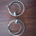 Stainless round earring