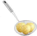 Stainless Steel Deep Fry Strainer, Mesh Strainer, Jhara, Puri Strainer