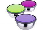 Stainless Steel Food Container - 3Pcs ( approx. 675 / 400 / 275 ml )