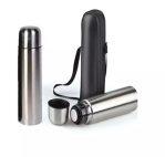 Stainless Steel Vacuum Flask Thermos Hot & Cold – 1L With Carrying Case