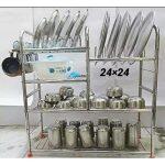 Steel Kitchen Rack 24×24 Inch