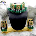 Stones & Beads Beaded Necklace & Earrings Set