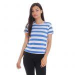 Striped Design T-Shirt For Women