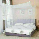 Styles Closet Single Bed Square Mosquito Net Four Corner Tie Mosquito Net