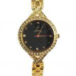 Supa Black Dial Fancy Watch For Women