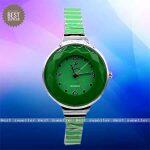 Supa Round Shape Dial With Strap Colour Matching Attractive Latest Model Fashionable Party Wear Watch For Women