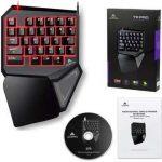 T9 Pro Gaming Keypad Gameboard With Programmable Keys 7 Color LED Backlit, 16-keys Rollover, Key Layout And Anti-Fatigue Wrist-Pad