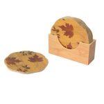Tea Coaster - Pack of 6 Bamboo Printed Tea Coaster