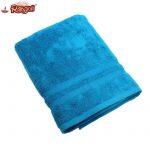 Teal Plain Large Cotton Bath Towel