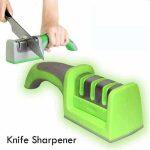 The Shopkeeper Khopo Manual Knife Sharpener Kitchen 3-Stage Knife Sharpening Tool Professional