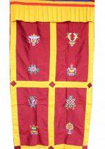 Tibetan Door Curtains with Astamangal