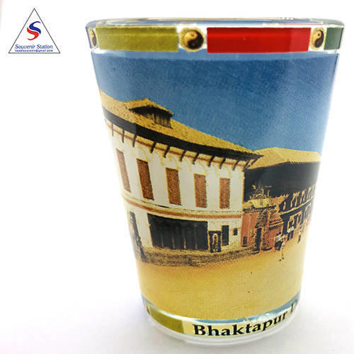 Transparent Printed Shot Glass Bhaktapur