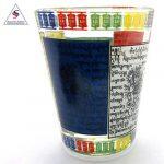 Transparent Printed Shot Glass Prayer flags