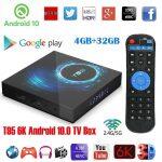 TV Box Android 10.0, T95 Android TV Boxes 4GB RAM 32GB ROM H616 Quad-core 64-bit