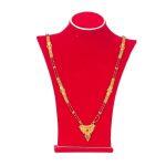 Two Line Red Mangalsutra Designed For Women