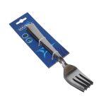 Unirize Stainless Steel Dinner Forks with Pearled Edge, Set of 12