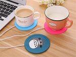 USB Silicone Heat Warmer electric Insulation coaster Cup Warm Flake Heater Mat Pad for Milk Tea Coffee Mug Beverage