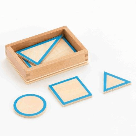 Vicky Montessori Geometric Plane Figures With Box 206200