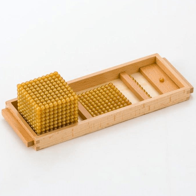 Vicky Montessori Introduction To Decimal Quantity. Connective Beads 301900
