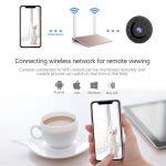 W11 Mini Wifi Camera HD 1080P Magnet Bracket 150 Degree Wide Angle  Night  Version