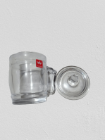 Water Set -Glass Mug With Lid