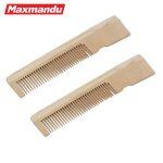 Wave Wooden Comb Couple Pack Eco-friendly Natural